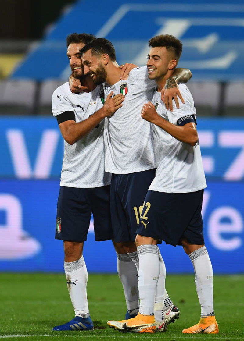 Stephan El Shaarawy og félagar hans í ítalska landsliðinu unnu öruggan sigur á Moldóvu