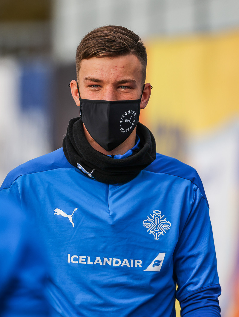 Myndaveisla: U21 æfði fyrir leikinn gegn Ítölum í gær