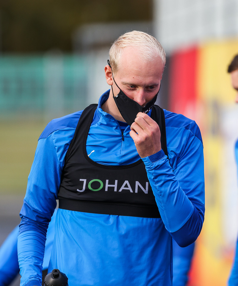 Myndaveisla: U21 æfði fyrir leikinn gegn Ítölum í gær