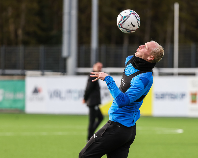 Myndaveisla: U21 æfði fyrir leikinn gegn Ítölum í gær