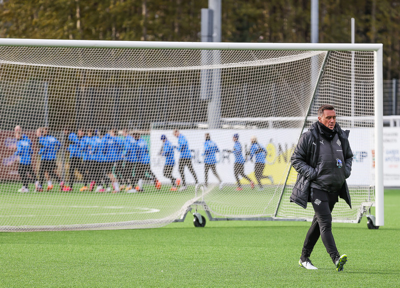 Myndaveisla: U21 æfði fyrir leikinn gegn Ítölum í gær