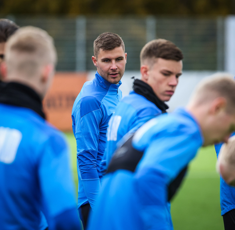Myndaveisla: U21 æfði fyrir leikinn gegn Ítölum í gær