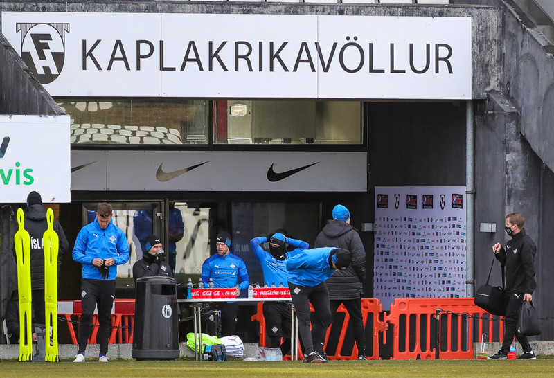 Myndaveisla: Ísland æfði í Kaplakrika í morgun