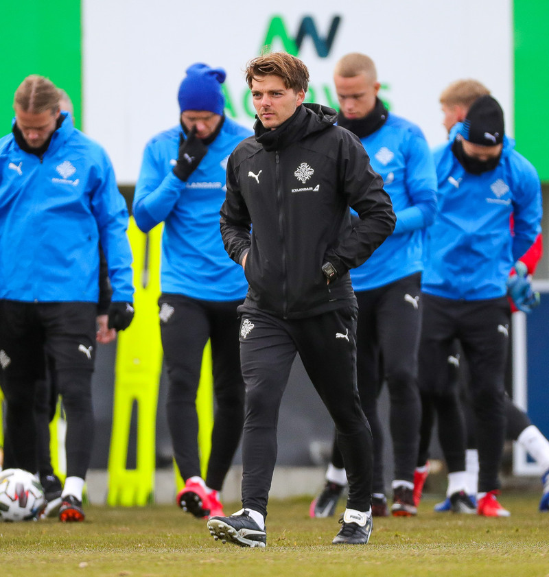Myndaveisla: Ísland æfði í Kaplakrika í morgun