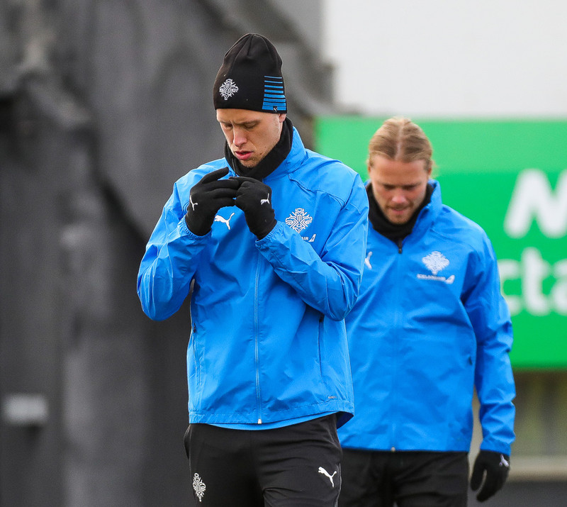 Myndaveisla: Ísland æfði í Kaplakrika í morgun