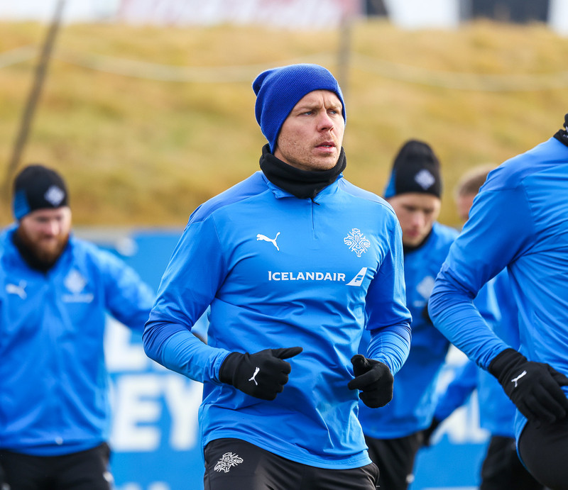 Myndaveisla: Ísland æfði í Kaplakrika í morgun