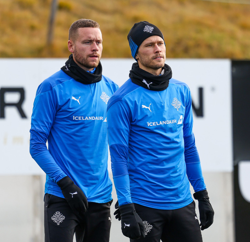 Myndaveisla: Ísland æfði í Kaplakrika í morgun