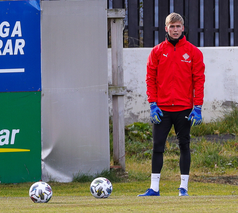 Myndaveisla: Ísland æfði í Kaplakrika í morgun