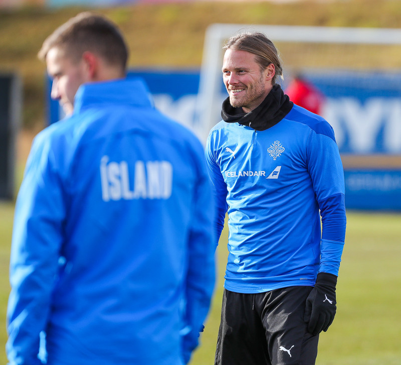 Myndaveisla: Ísland æfði í Kaplakrika í morgun