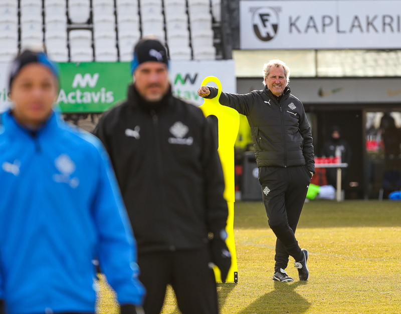 Myndaveisla: Ísland æfði í Kaplakrika í morgun