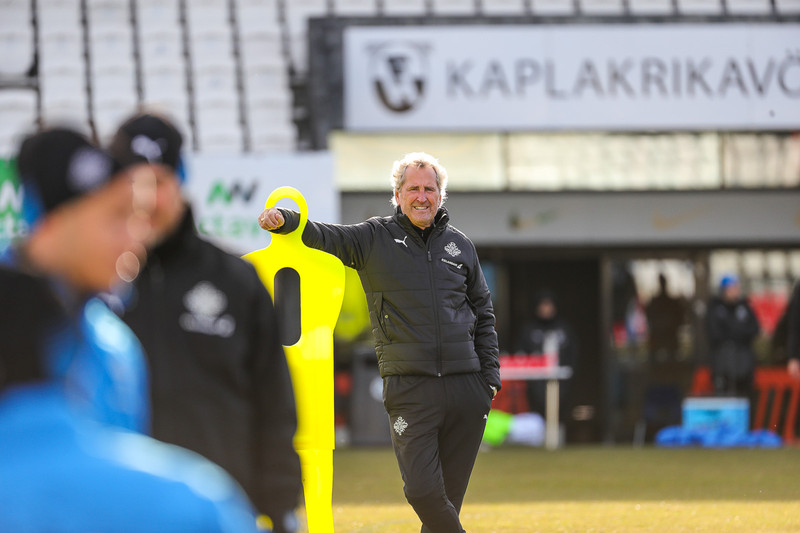 Myndaveisla: Ísland æfði í Kaplakrika í morgun