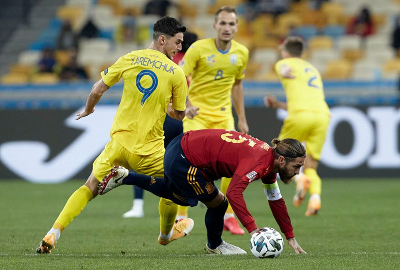 Ramos í baráttunni í kvöld.