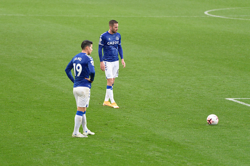 James Rodriguez og Gylfi.