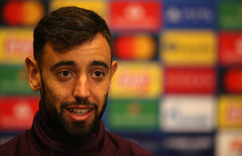 Bruno Fernandes, miðjumaður Manchester United.