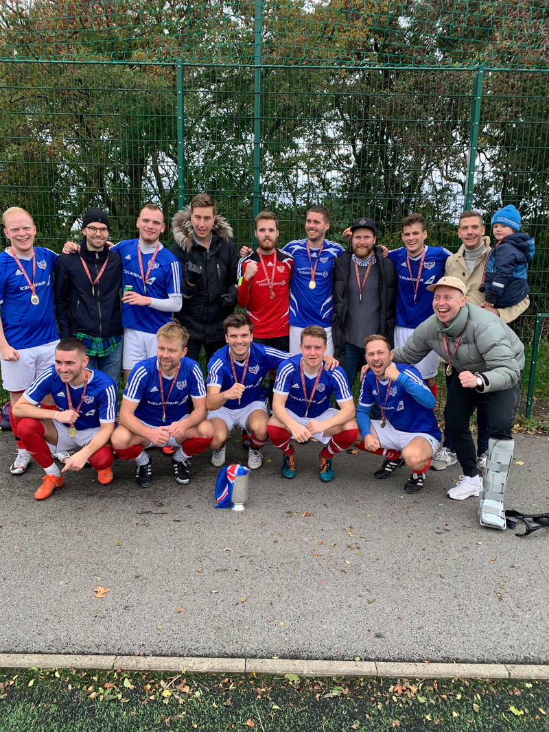 FC Ísland lyfti bikar í Danmörku