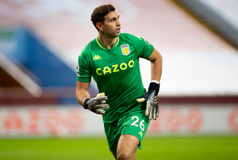 2) Emiliano Martínez (Aston Villa) - Hefur verið algjörlega geggjaður í marki Villa síðan hann kom frá Arsenal.