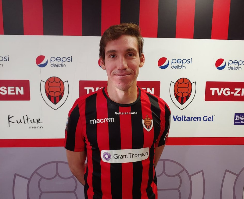 Pablo Puyned í treyju Víkinga.
