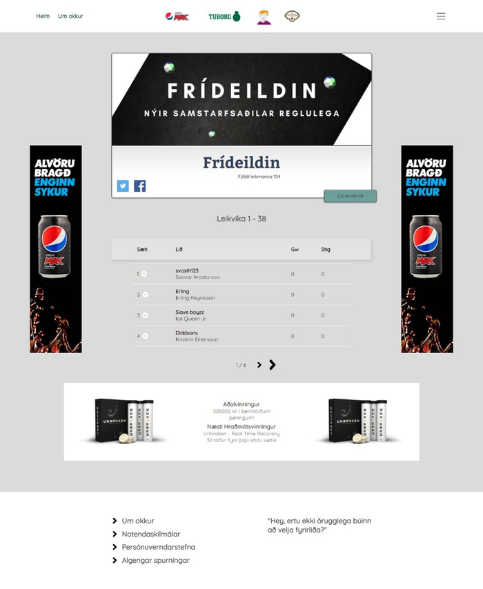 Frideildin.is