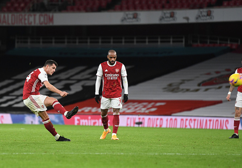 Granit Xhaka (Arsenal) - Skoraði glæsilegt mark í sigrinum á Chelsea.