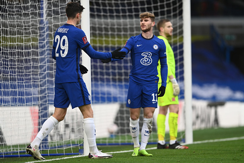 Þjóðverjarnir sem keyptir voru til Chelsea síðasta sumar, þeir byrja ekki í dag.