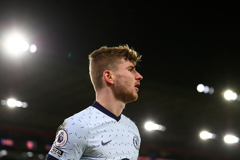 Werner hefur ekki mikið skorað að undanförnu en hann átti stóran þátt í sigri Chelsea í kvöld.