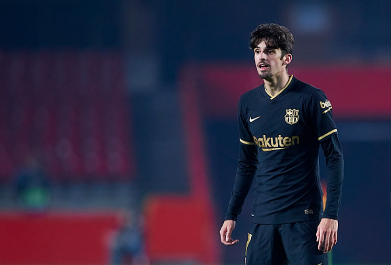 Portúgalski kantmaðurinn Francisco Trincao var hetja Barcelona í kvöld.