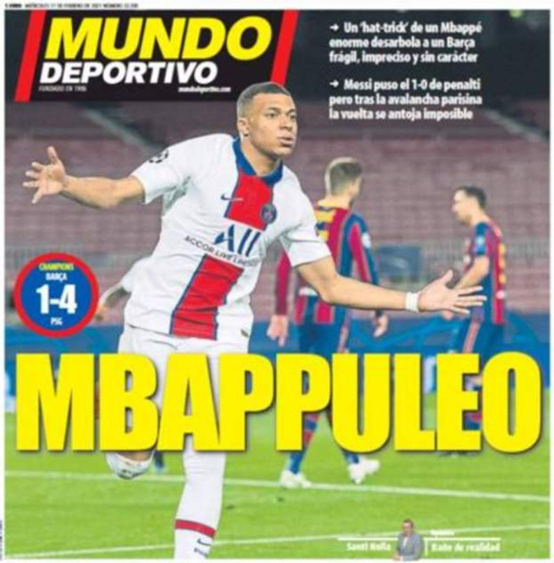Mbappe á forsíðurnar á Spáni og í Frakklandi