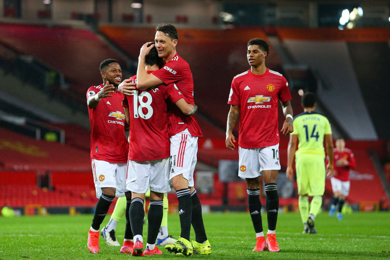 Man Utd er í góðum málum.