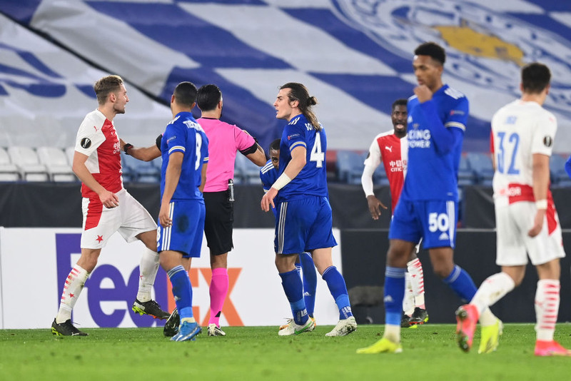 Evrópudeildin: Slavia Prag sló Leicester út - Markalaust hjá Man Utd