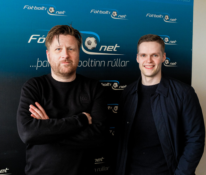 Agnar Þór Hilmarsson (t.h.) er nýr formaður Fram