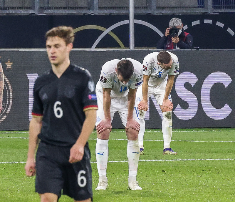 Ísland tapaði 3-0 gegn Þýskalandi.