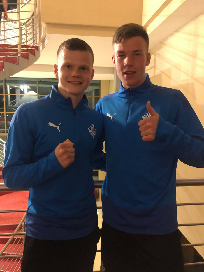 Eftir sigur í spurningakeppni