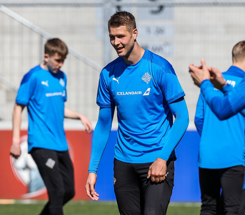 Hólmbert kom við sögu hjá Holsten Kiel í dag