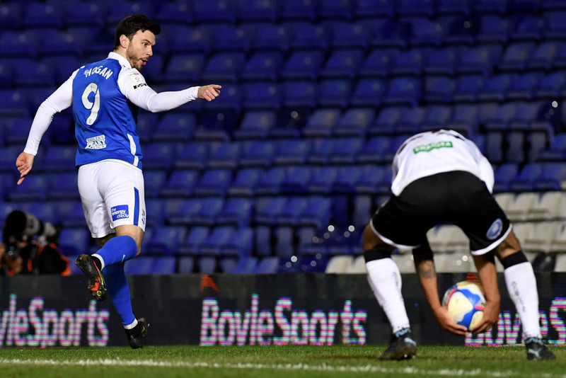 Scott Hogan gerði fyrra mark Birmingham