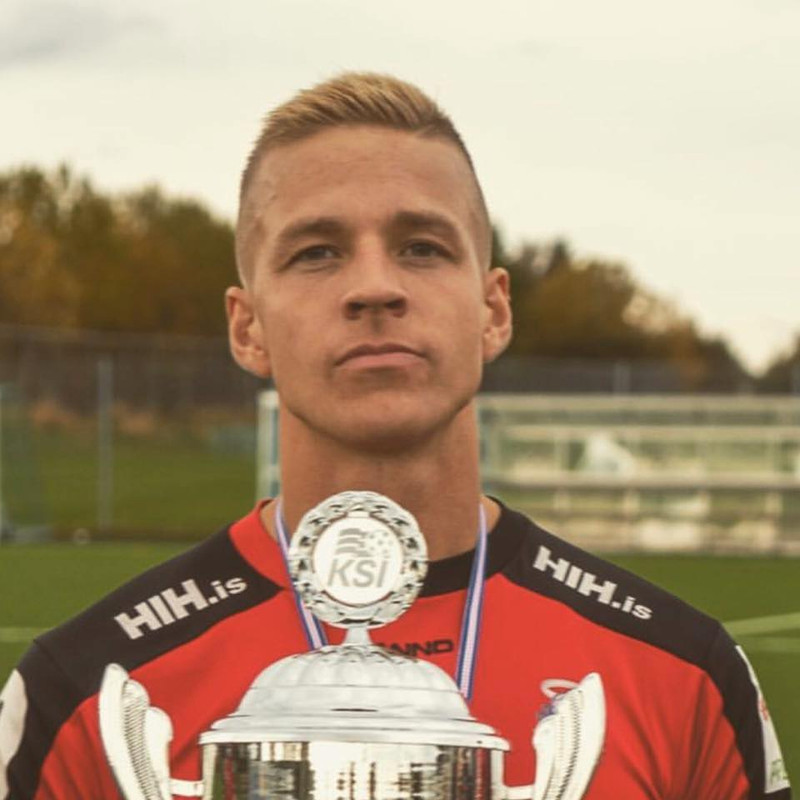 Þorlákur Ari fór upp um tvær deildir með Kórdrengjum.