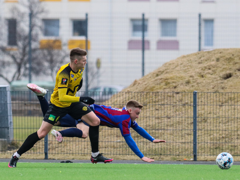 Myndaveisla frá æfingaleik Leiknis og ÍA