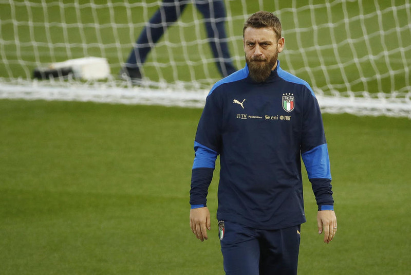 De Rossi var í þjálfarateymi ítalska landsliðsins.