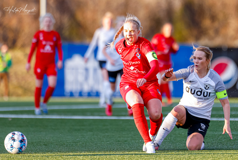 Hildur Karítas í leik gegn FH fyrr í sumar
