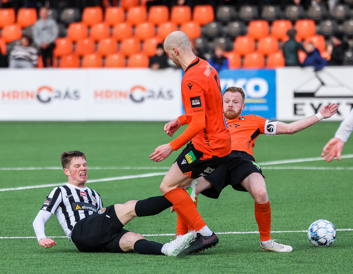 Gegn Fylki á miðvikudag.