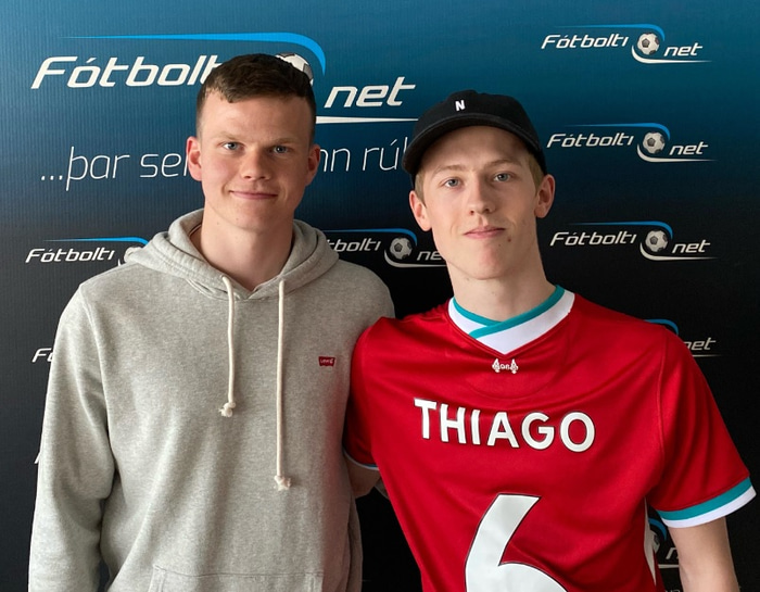 Kolbeinn Þórðarson og Arnar Laufdal.