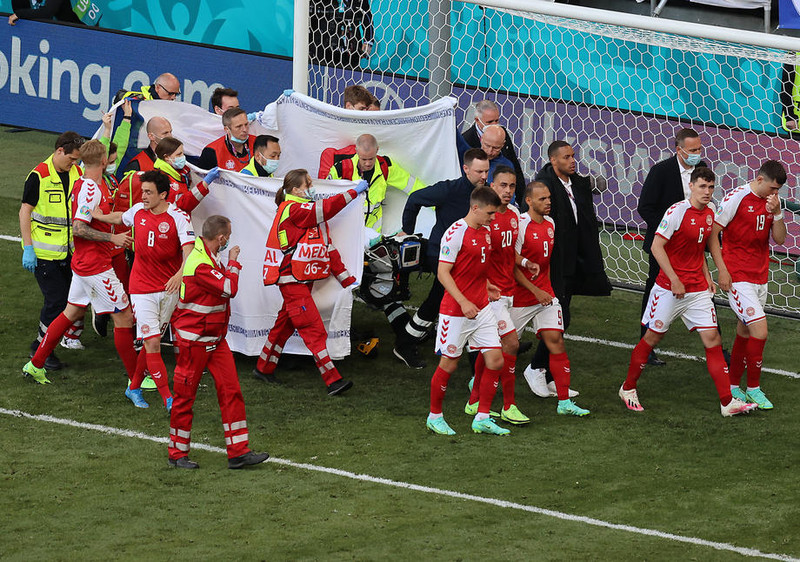 Eriksen talaði við liðsfélaga sína
