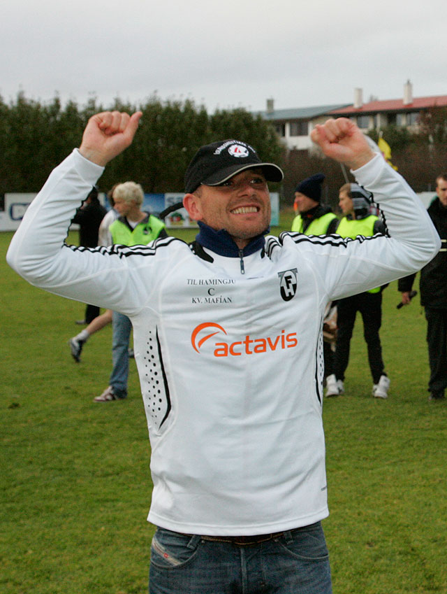 Tryggvi var í banni í lokaumferðinni eftir dansinn gegn Keflavík.