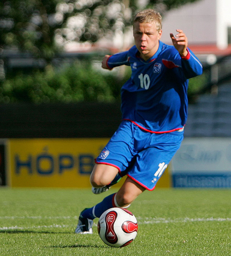 Kolbeinn Sigþórsson skoraði flott mark og kom Íslandi í 3-1.