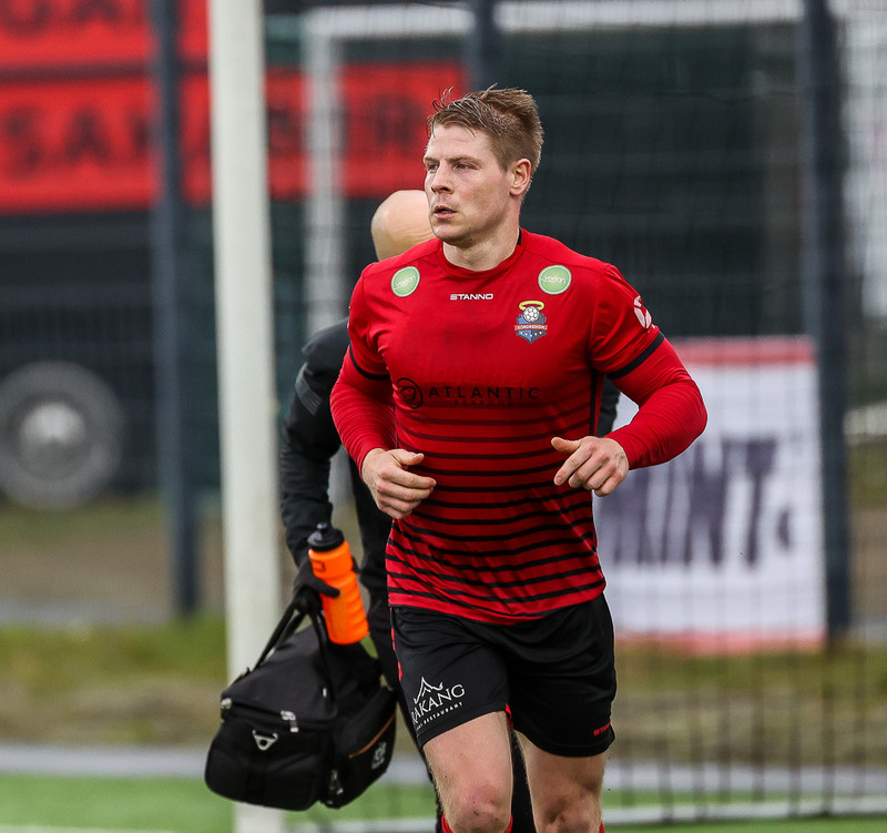 Davíð Þór rotaðist í leiknum.