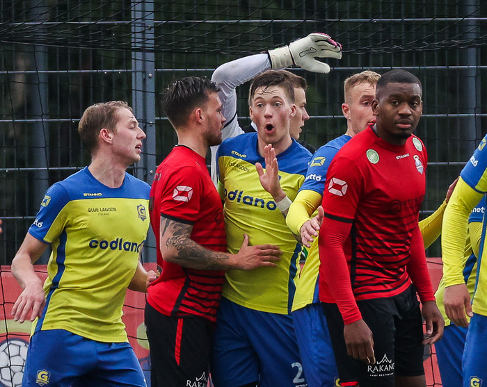 Úr leik Kórdrengja og Grindavíkur