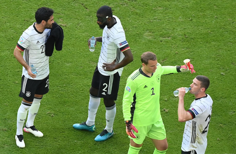 Þýskaland tapaði gegn Englandi.