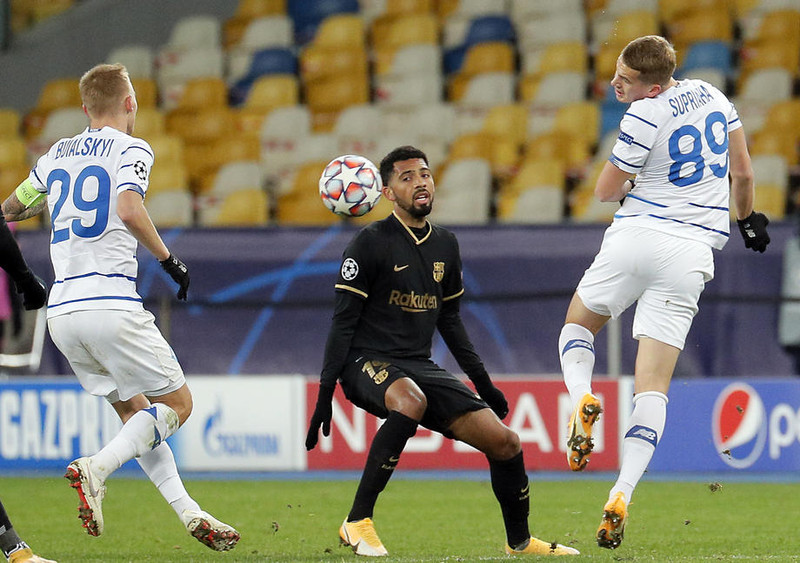 Matheus Fernandes í leik með Börsungum