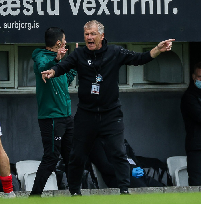 Ólafur Jóhannesson, þjálfari FH og fyrrum þjálfari Vals.
