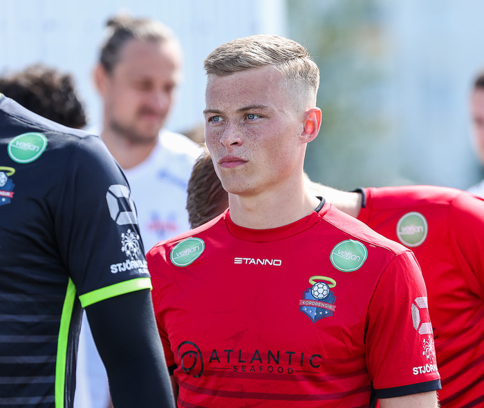 Axel í leik með Kórdrengjum í fyrra.