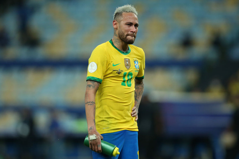 Myndir: Neymar grét eftir tap Brasilíu